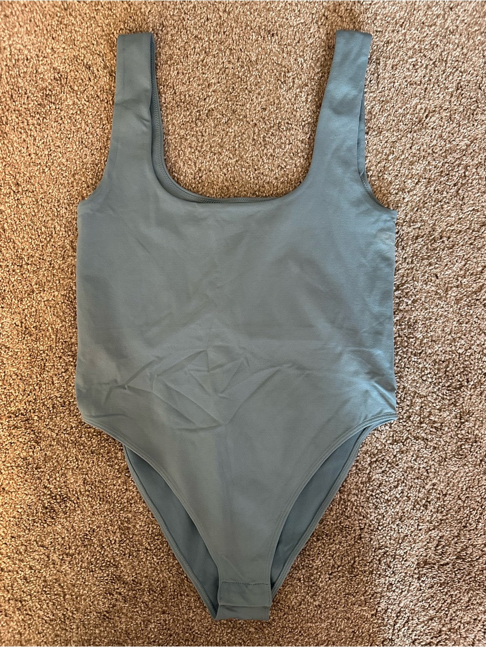 a new day Slate Blue Scoop Neck Bodysuit